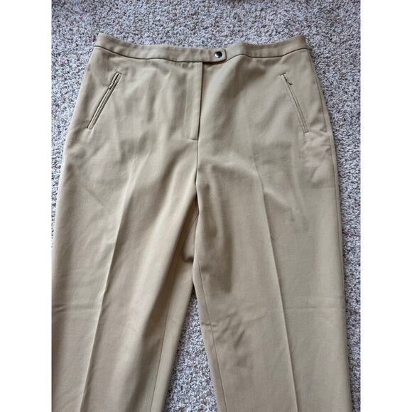Talbots Woman's Pants khaki/tan; size women's 16, Stretch, zippered pockets - Picture 7 of 9